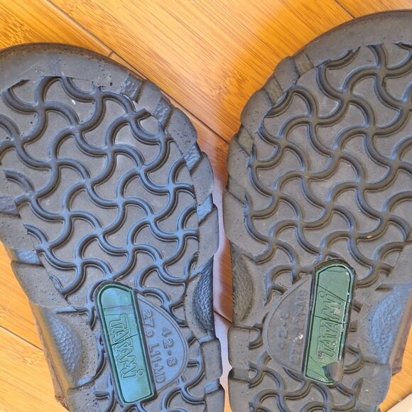 Birkenstock Tatami Sandals Chunky Brown Nebraska Removable Footbed Men 9 Lady 11 - Picture 10 of 16